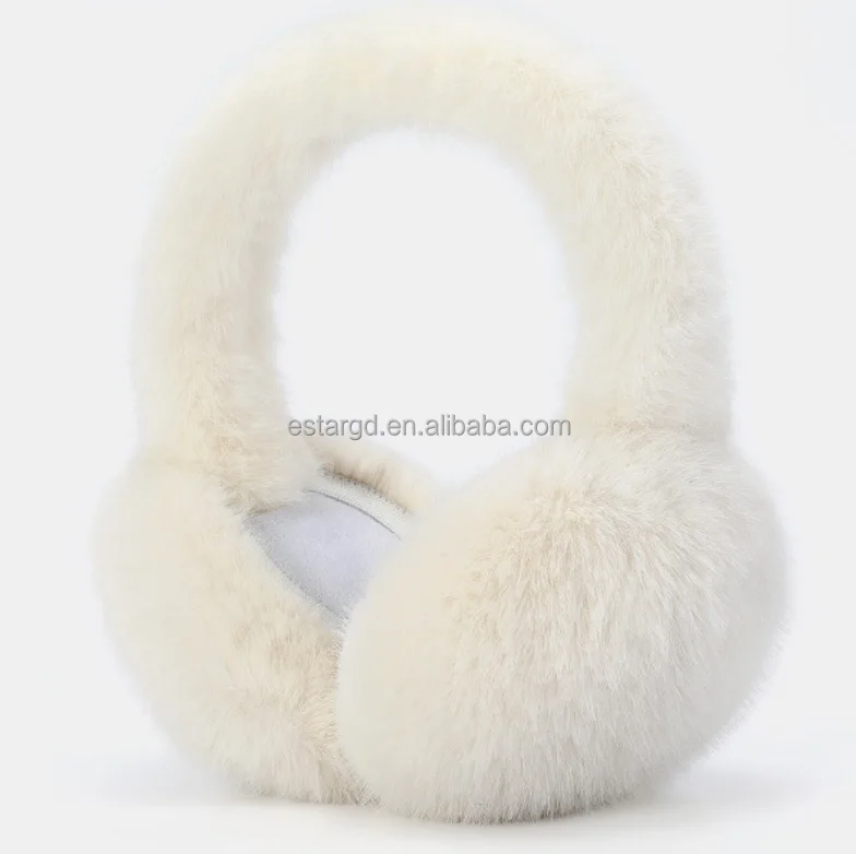 New warm earmuffs Versatile for autumn and winter Enlarge ear bags to thicken imitation rabbit plush