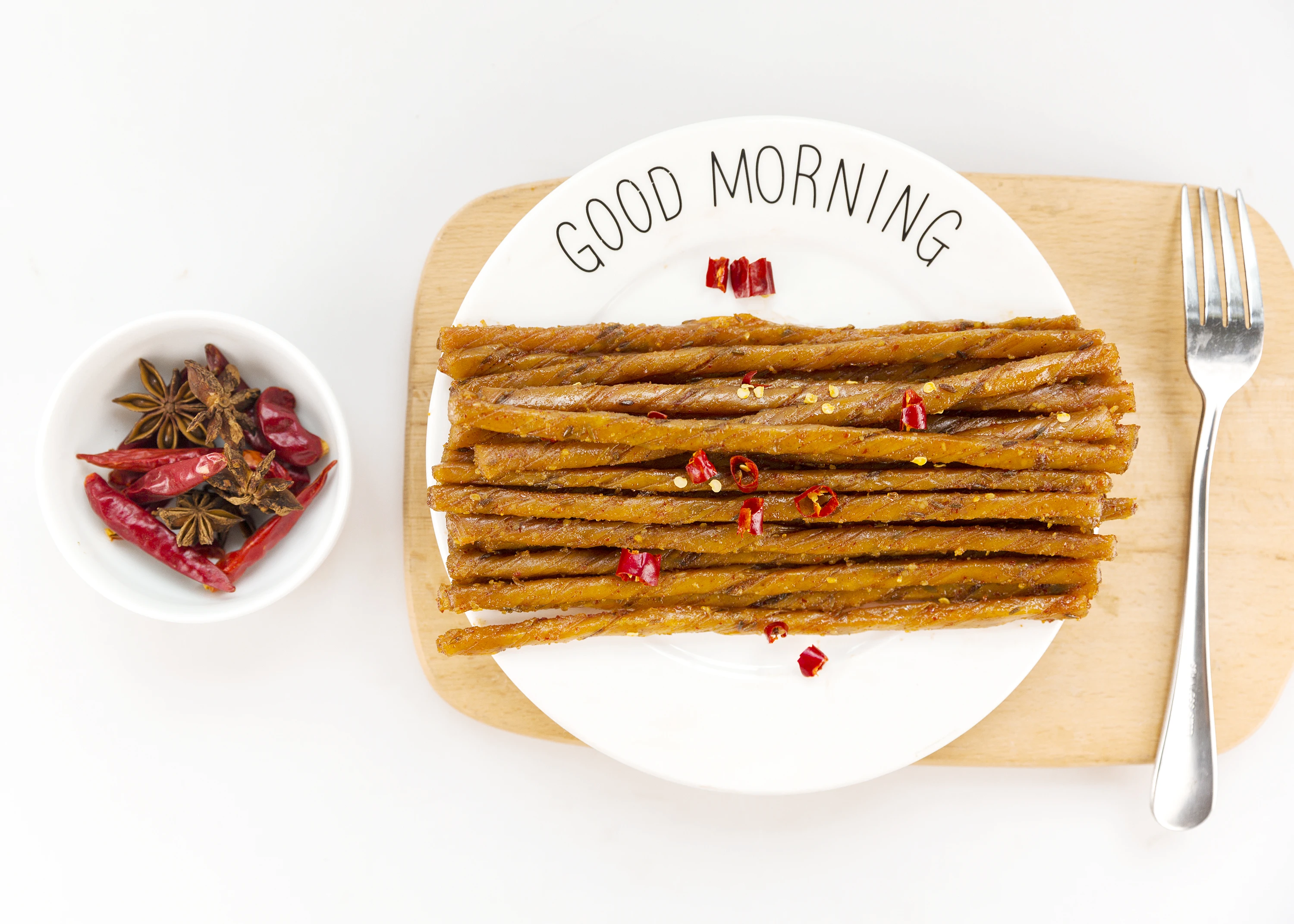 Chinese casual snack pure handmade soybean products spicy strip wholesale food supplier chinese snacks snacks manufacturer