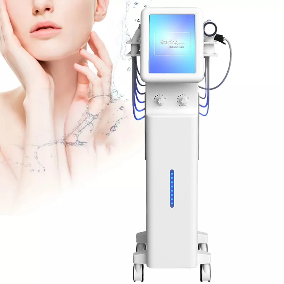 11 in 1 diamond hydro-dermabrasion facial machine for skin peeling face deep cleaning