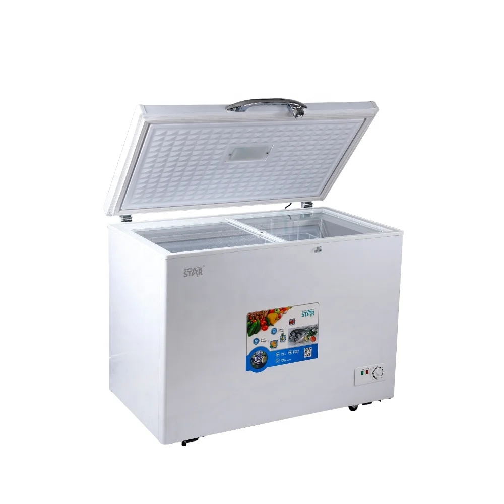 С двигателем внутреннего сгорания звезда коммерческие грудь глубокие морозильные аппараты WST-BD-158L морозильники 125L AC холодильники глубокий сжатия морозильная