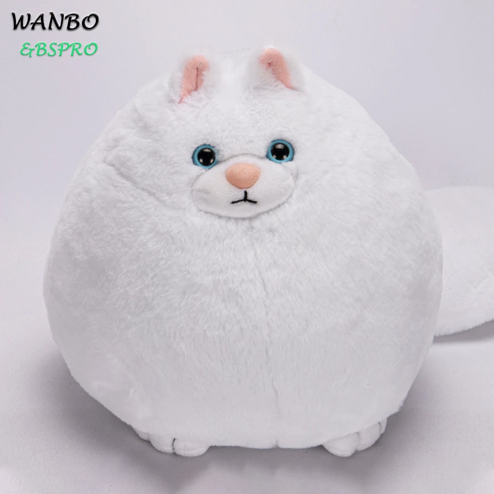 BSpro#RTS01 hot sale  burst long tail fat chubby cute persian cat animal plush toy birthday gift for kids