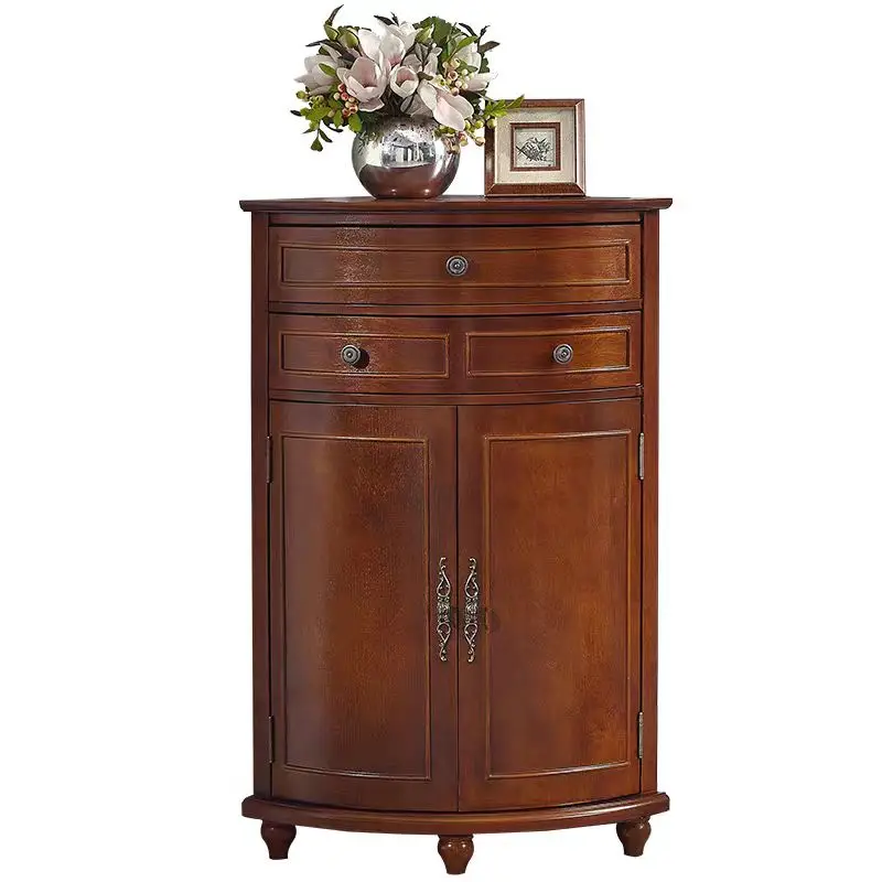 Newest Modern Design Corner Wood Cabinet Home Furniture