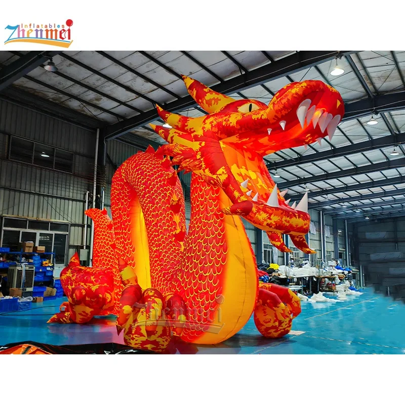 Zhenmei Advertising Giant Inflatable Chinese Dragon for Event