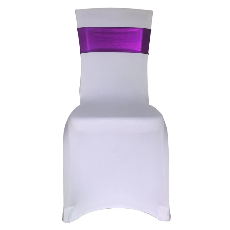 
Cheap 100 white dining chair covers spandex wedding decoration 