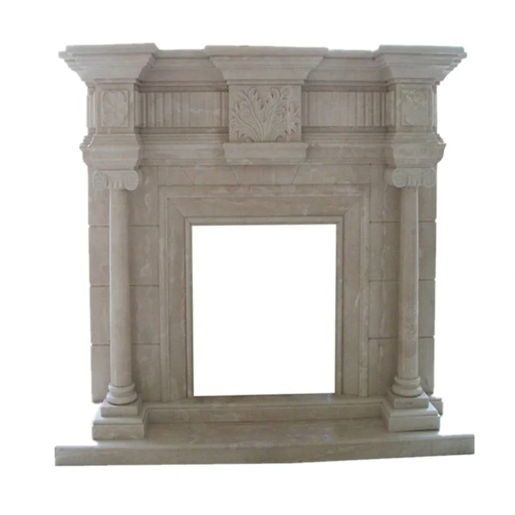 Freestanding black marble fireplace layer marble fireplace mantel frame european simplicity marble fireplace frame