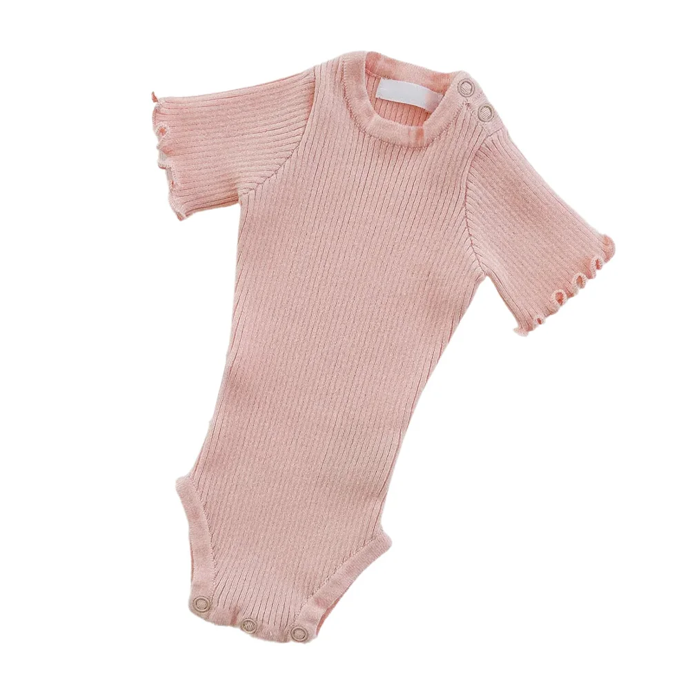 Mildream Wholesale Fashion Newborn Baby Girls Sweater Jumpsuit Romper 100 Cotton Baby Clothes Winter Warm Knitted Sweater Romper