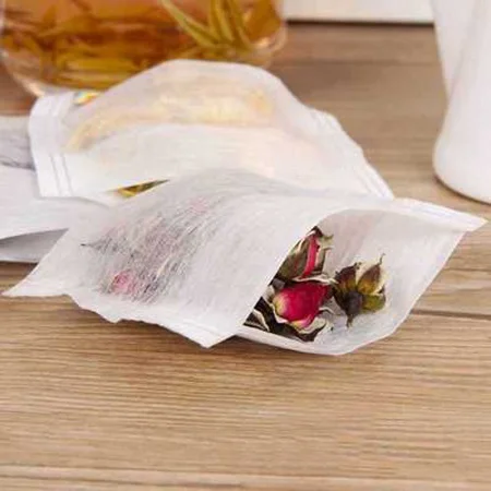 Biodegradable Reverse Folding Corn Fiber Empty Tea Bag Coffee Bags