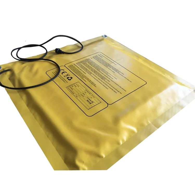 230v 1*1m Custom Flexible Heater Silicone Rubber Heater Silicone Heating Blanket