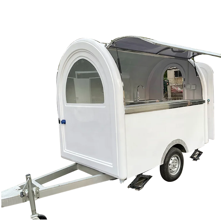 
Custom USA standard concession Fiberglass fast food trucks mobile food Cart trailer Mobile vending car 