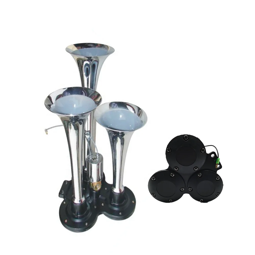 Attractive Price New Type Corne Klaxon bocina korna Mocc Tweeter Musical horn loud air pressure horn 12v 24v Truck Air Horn 24V