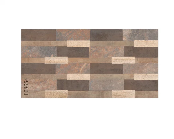 300x600mm Custom Engineering Flooring Material Modern Antique Tile Inkjet Printing Courtyard Landscape Exterior Wall Tiles