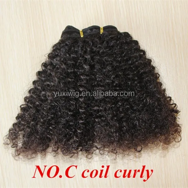 wholesale price tight afro kinky curly clip in hair extensions 100% virgin hair