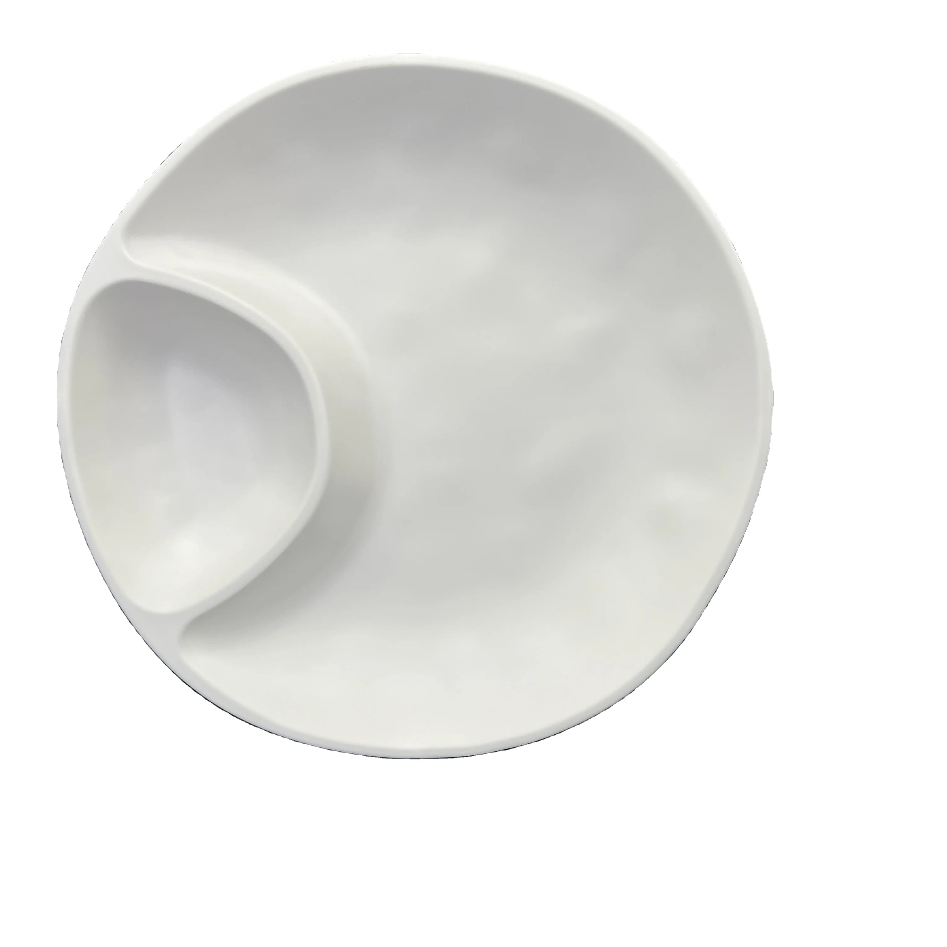 Factory Supply Customized  melamine ware Wholesale Melamine round tray melamine tray for chip dishwasher safe