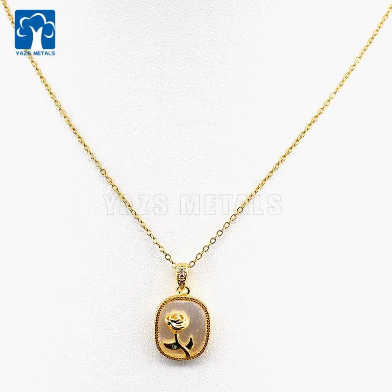 Made In China Exquisite Present Custom Wholesale Silver Cz Diamond Necklace Fashion Jewelry Necklaces