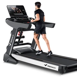 MERACH home treadmill running machine multifunctional equipment 58cm running belt gym treadmill machine