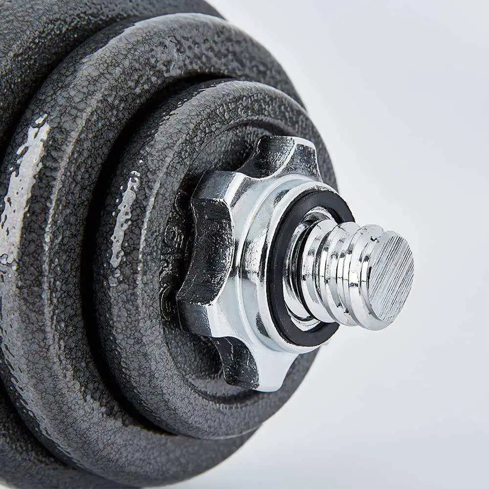 Wholesale Adjustable 15kg 20kg 30kg 50KG Dumbbell Set Weight Lifting Chrome Barbell Adjustable Dumbbell Barbell Set
