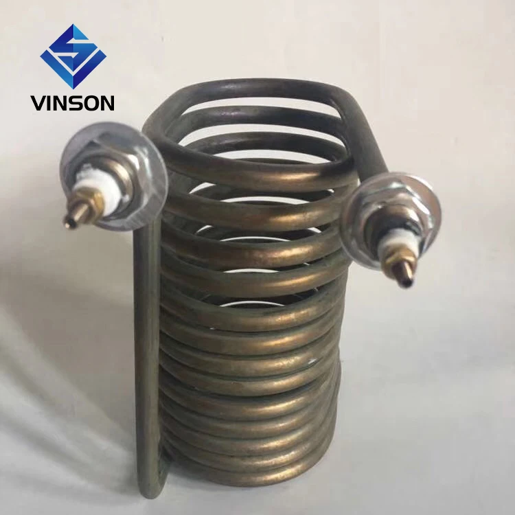 220v 600w 2000W  immersion tank electric coil tubular heater for water heating