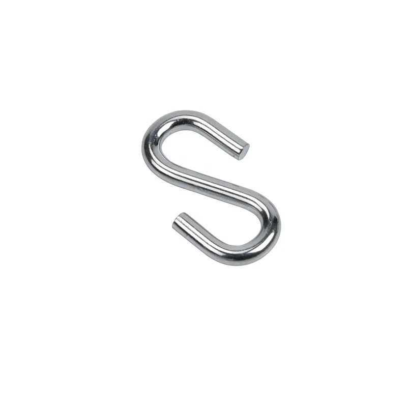 SH875  8mm zinc plated carbon steel S wire hook