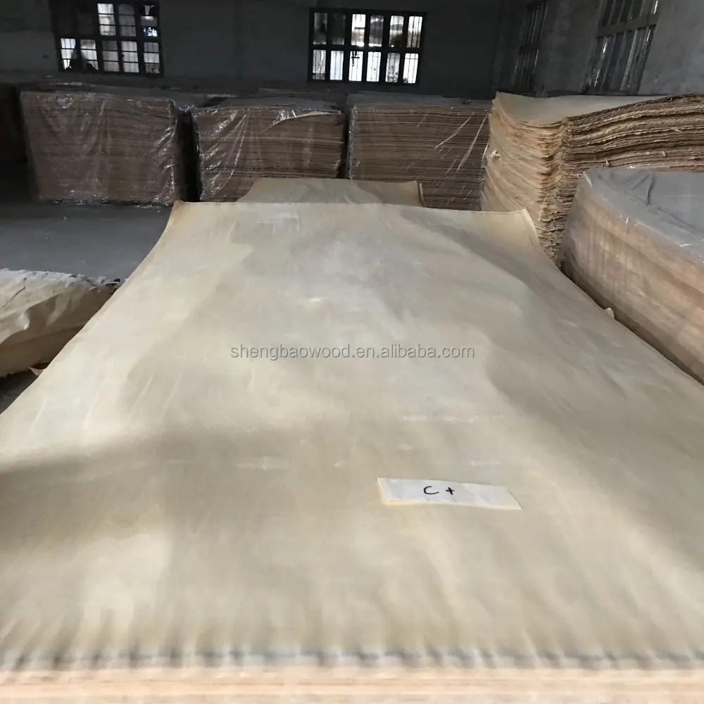 Russia White Birch face  veneer for birch plywood