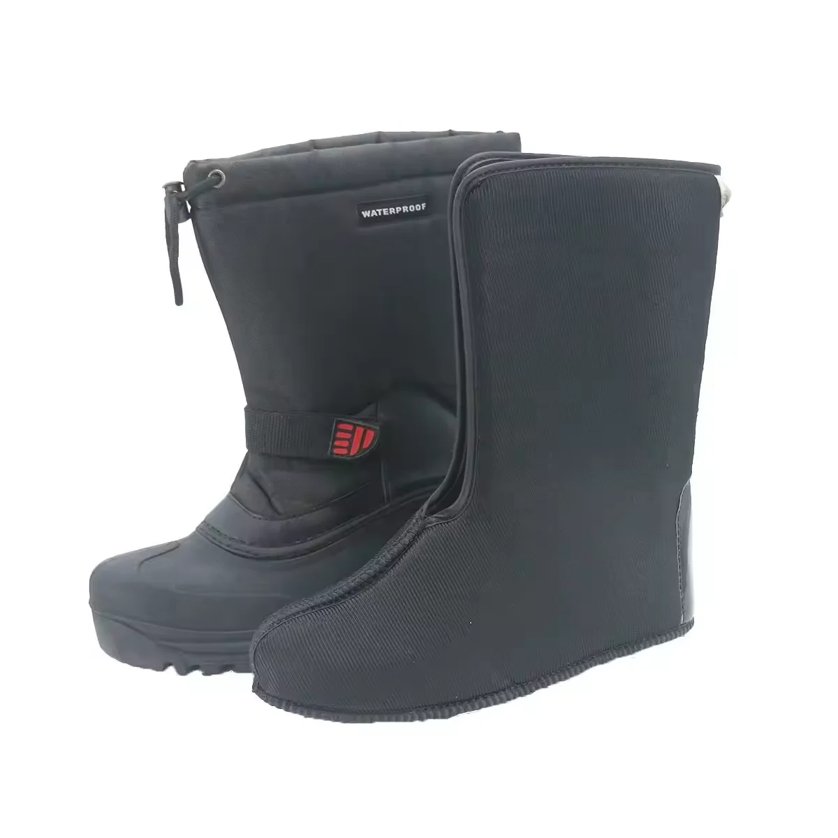 Wholesale Waterproof Nylon Detachable Socks High-Top Sleeve Snow Boots Durable Snow Boots for Autumn and Winter