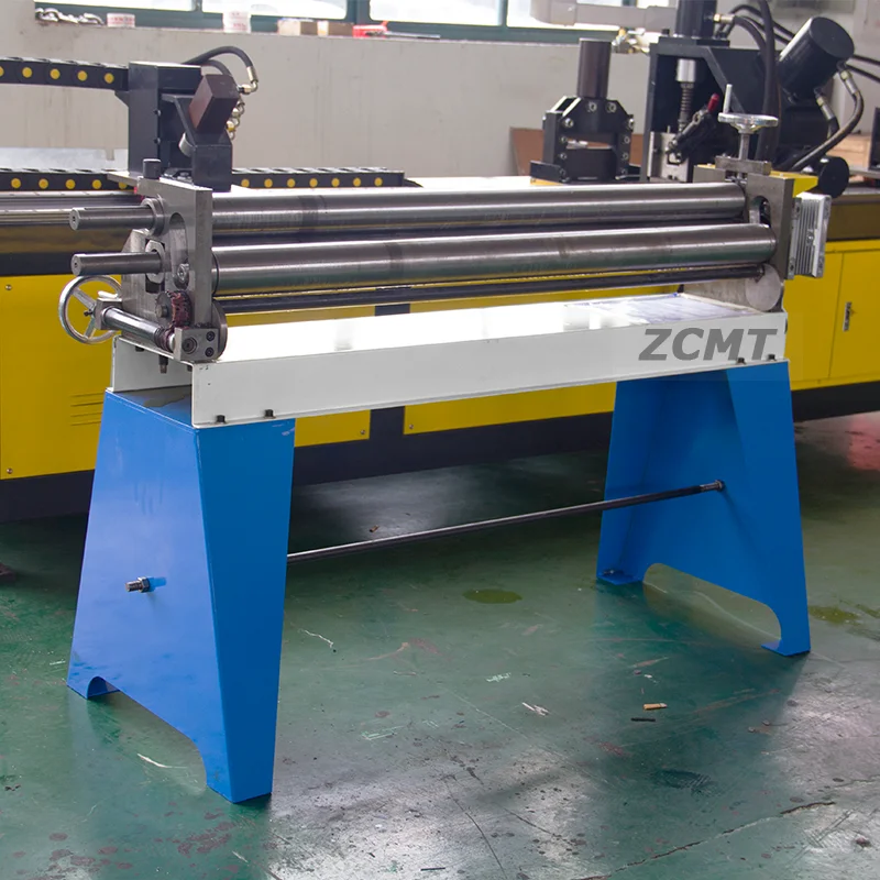 China ZCJX 3-Roller Angle Rolling Bender Construction Industry Profile Bending Machine with Core Motor Component