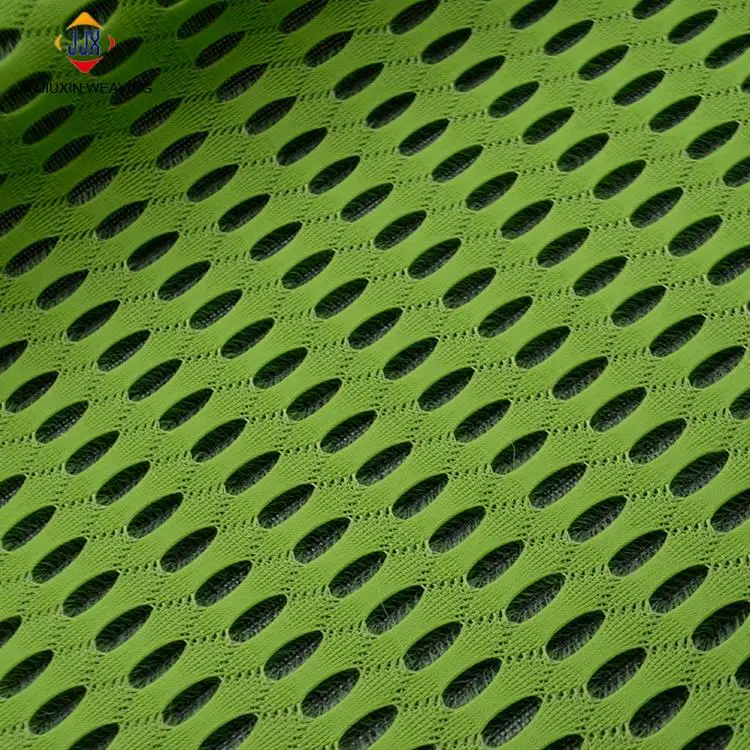 Sandwich Air Mesh Fabric for Home Textile Jiangsu Upholstery Fabric Tricot 100% Polyester Plain Lightweight Knitted YARN DYED