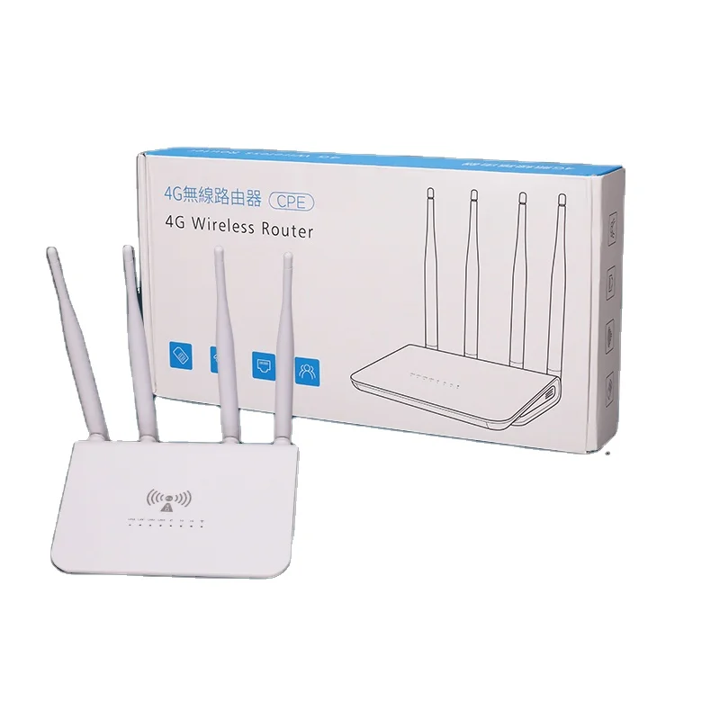 4g LTE  WIfi Router Wireless Signal Booster Modem Hotspot CPE 300M Cat 4 Sim Card Slot Support For USA