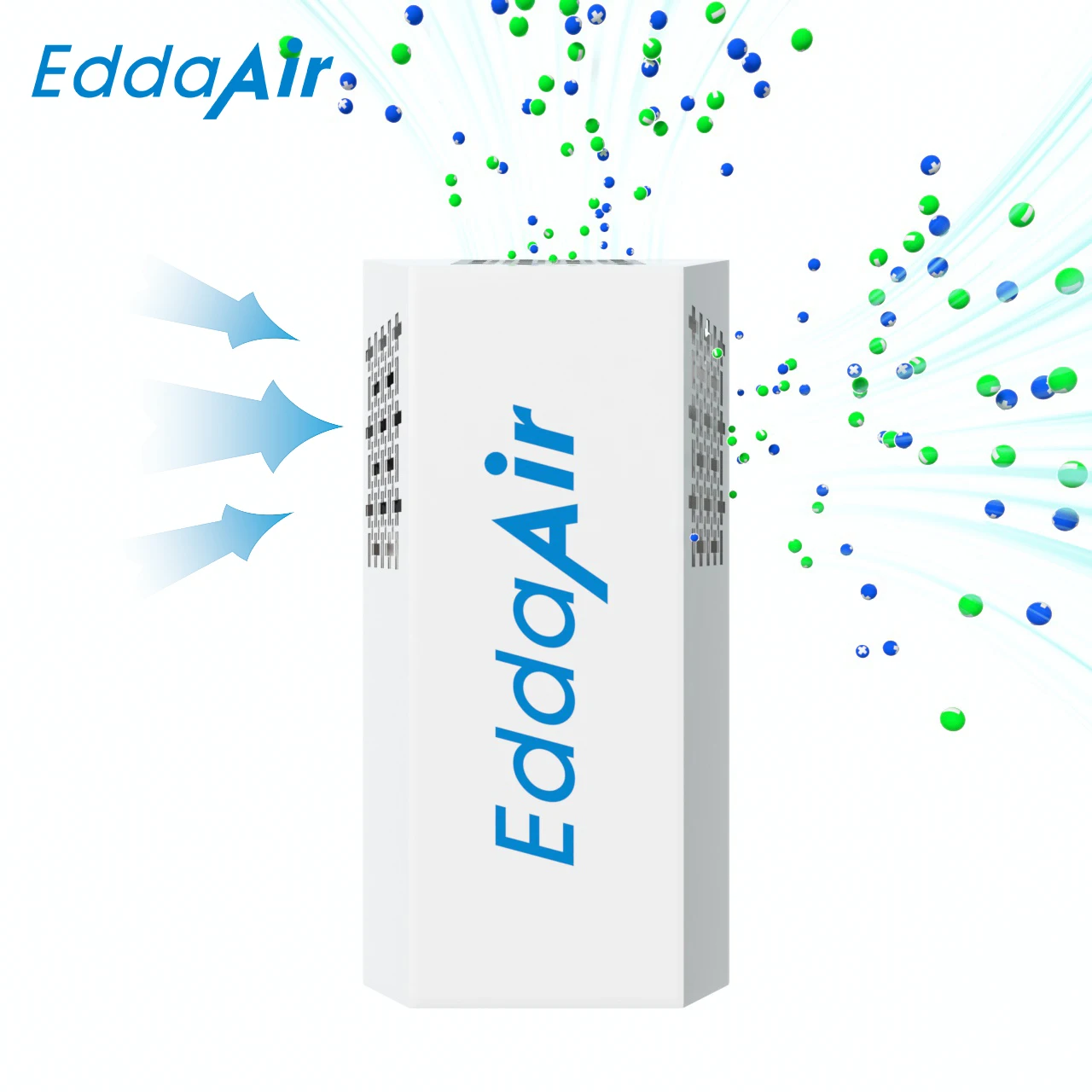 EddaAir PS400T1 очиститель воздуха лифта биполярный ионизатор Воздухоочиститель для удаления запаха и дезодоратора в гостиницах