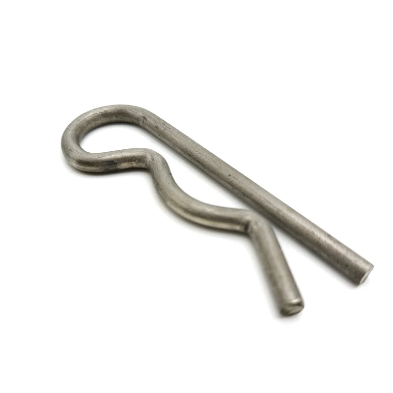 Hongsheng Cotter R pin Metal Spring Stainless Steel 6 MM Precision Wire Bending forming Custom Spring Clip