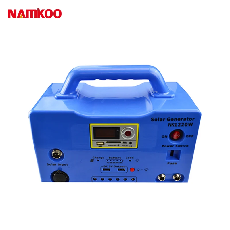 Portable outdoor  mini solar power lighting system kits for home