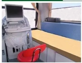 Factory Price Physical Examination Medical Vehicle Front Engine Mobile Medical Vehicle