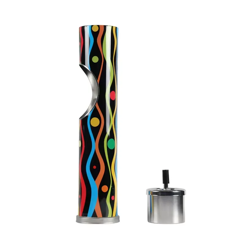 2024 High Quality Cheaper Price Smoking Accessories Smart Car Ashtray Air Purifier Smokeless Tin Can Ashtray