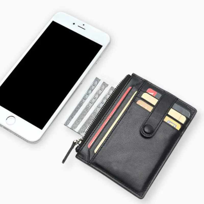 2023 Customize Design Slim Coin Purse Purse ID Credit Card Holder Short PU Leather Wallet For Men