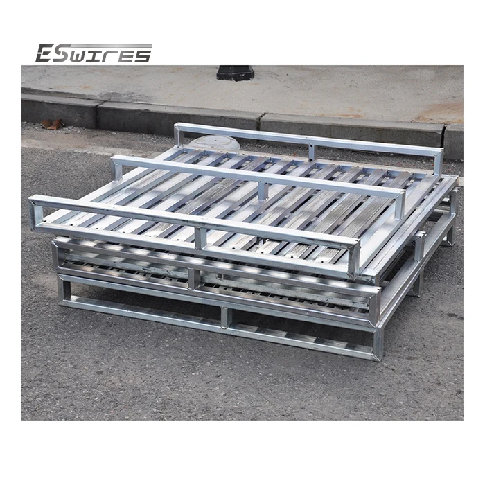 Customization Galvanized Logistics Heavy Duty Warehouse Metal Steel Pallet