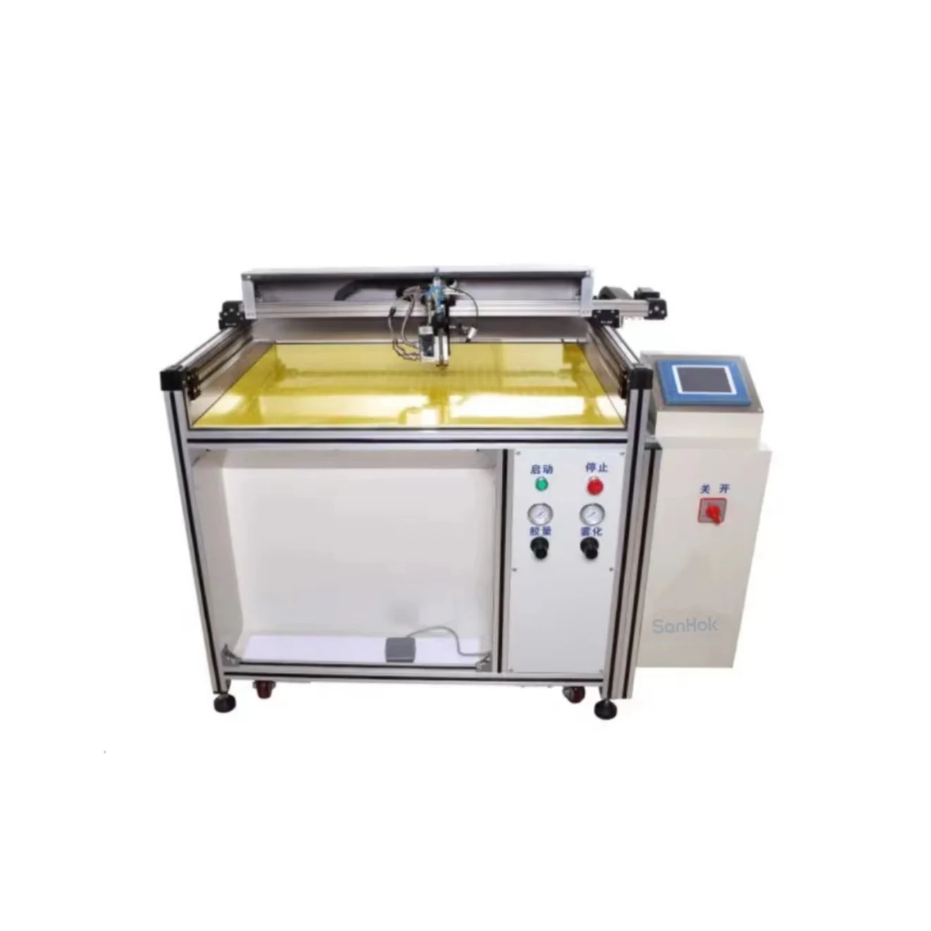 Earphone cover mobile phone screen PUR adhesive hot melt adhesive automatic dispensing machine