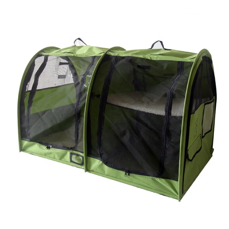 Large Pop-up Double Dog Carrier with Hammock