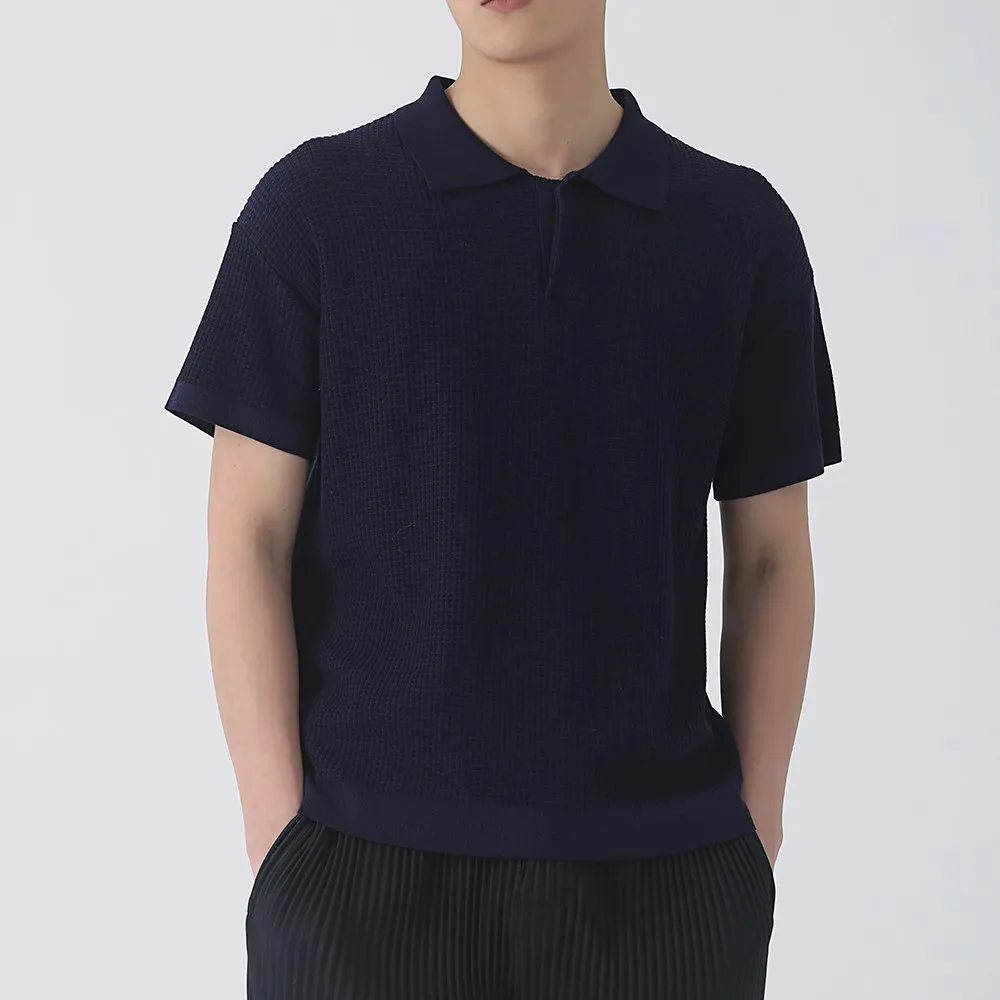 Kingsun OEM ODM Custom LOGO knitwear manufacturers  68% tencel 26%cotton 6%silk summer sweater for men