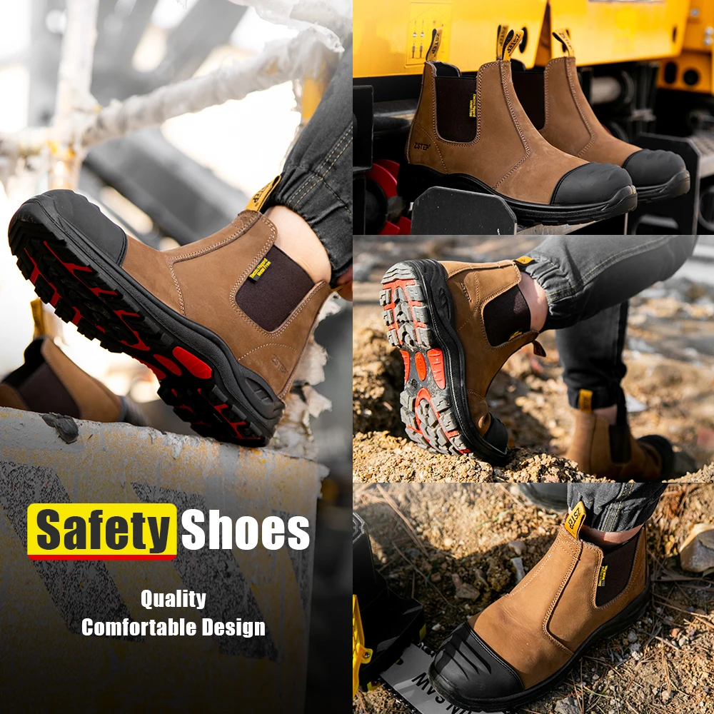 Work sfety boot service shoes Australian CAT safety shoes