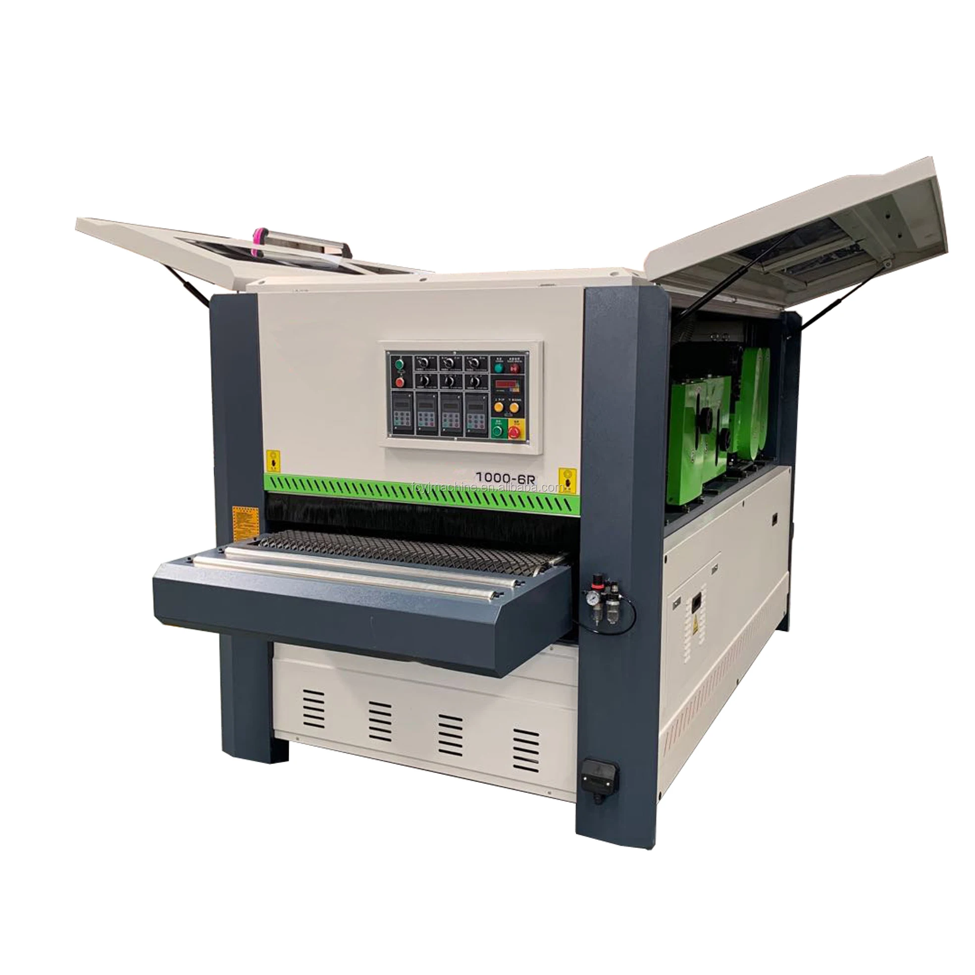 Good quality primer wide belt brush sander 5 sanders putty wood sanding machine for wooden door furniture