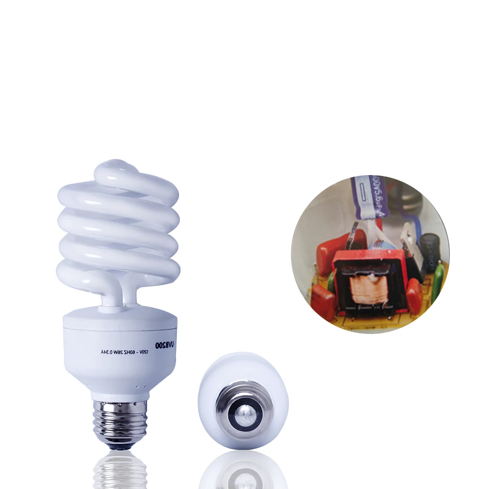 High Quality Sprial E27 E26 Reptile UVB Fluorescent Bulb/ Reptile UV Lamp For Birds and Reptile