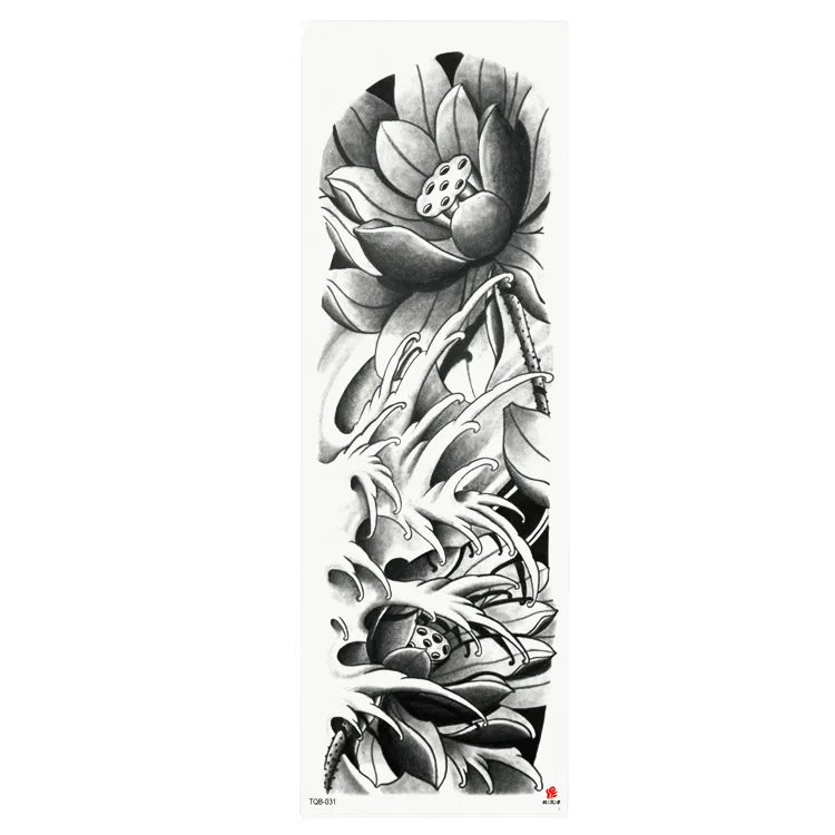 Amazon Exclusive Waterproof Full Arm Tattoo Sticker Temporary Tip
