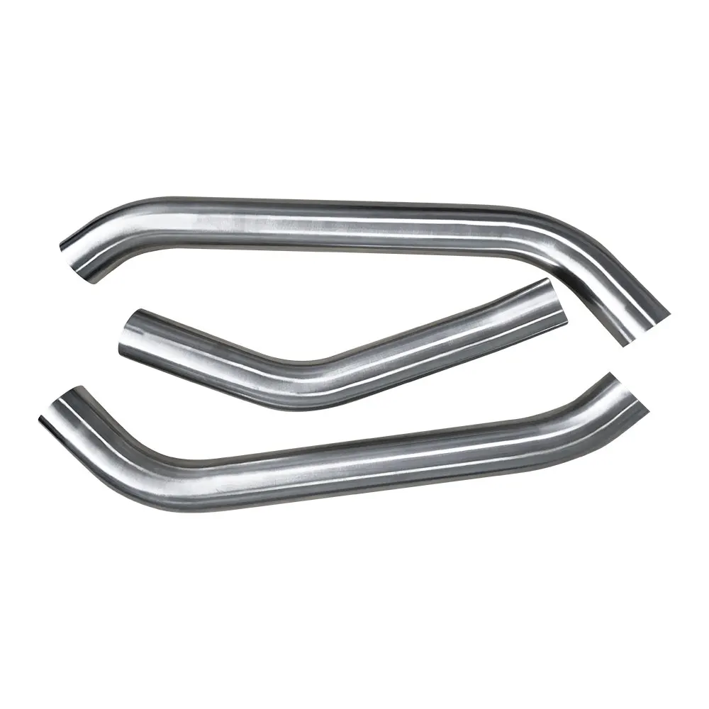 Factory Welding Fabrication cnc tube bending service auto parts custom stainless steel exhausted pipe motorcycle part