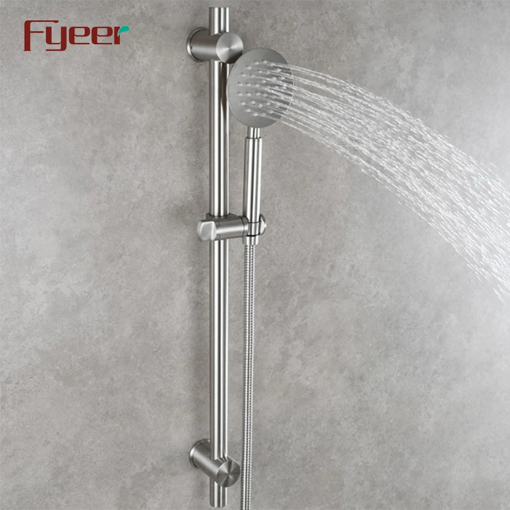 Fyeer 304 Stainless Steel Bathroom Shower Sliding Bar with