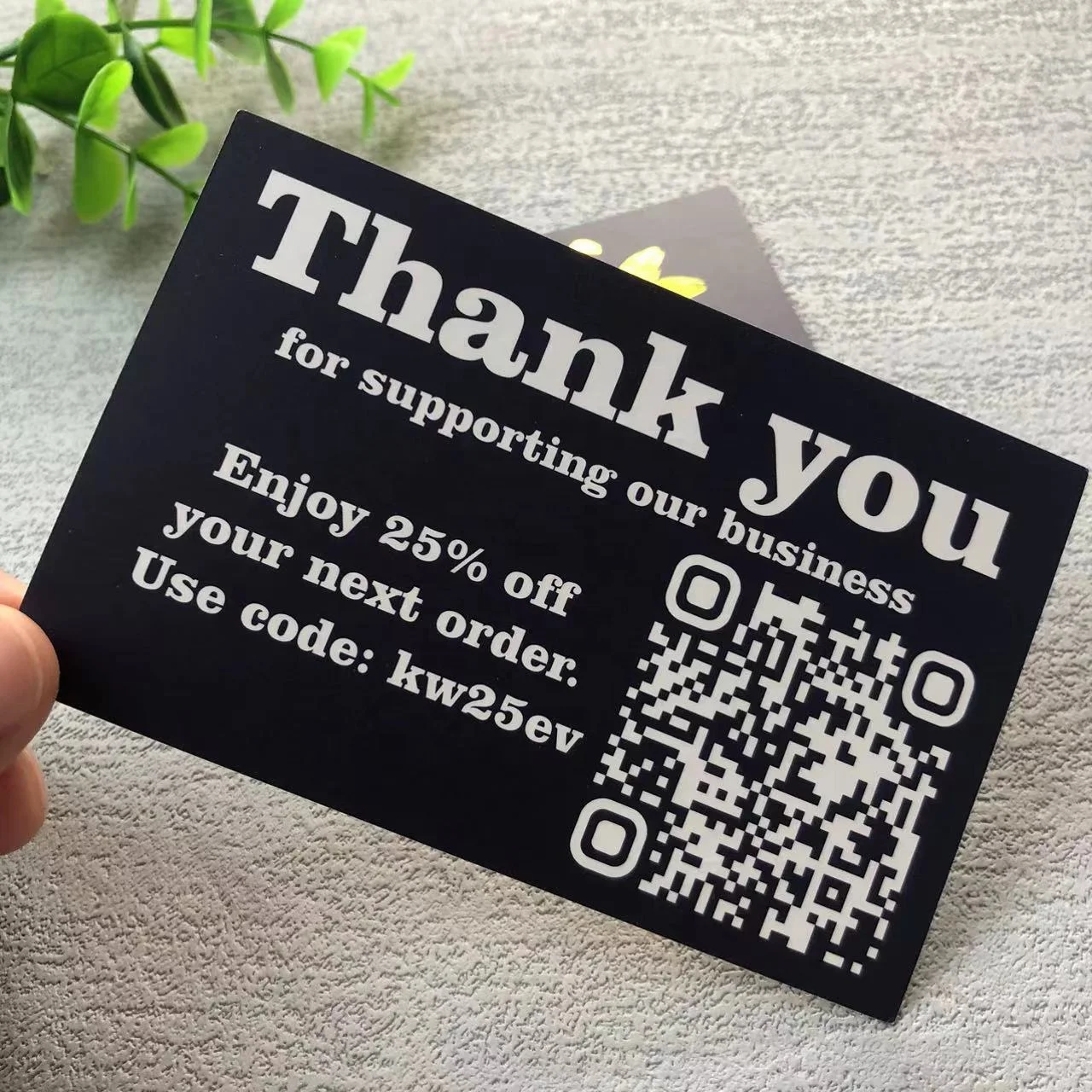 Best Price Wholesale Custom Print gold Foil Luxury Thank You Card Custom Insert Card For Small Business Flyer Printing