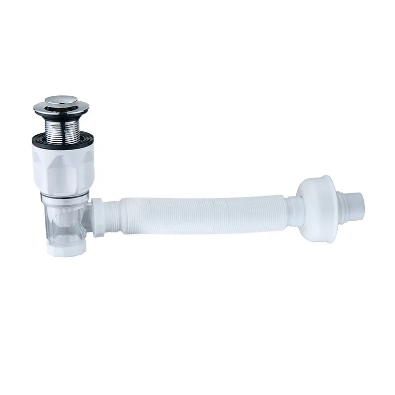 Popular Factory Direct S Shape ABS Flexible Bathroom Basin Kitchen Sink Waste Water Drain Hose Pipe