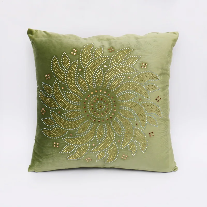 
45 X 45cm light green Pillowcase Custom Nordic Home Decoration Cushion Cover 