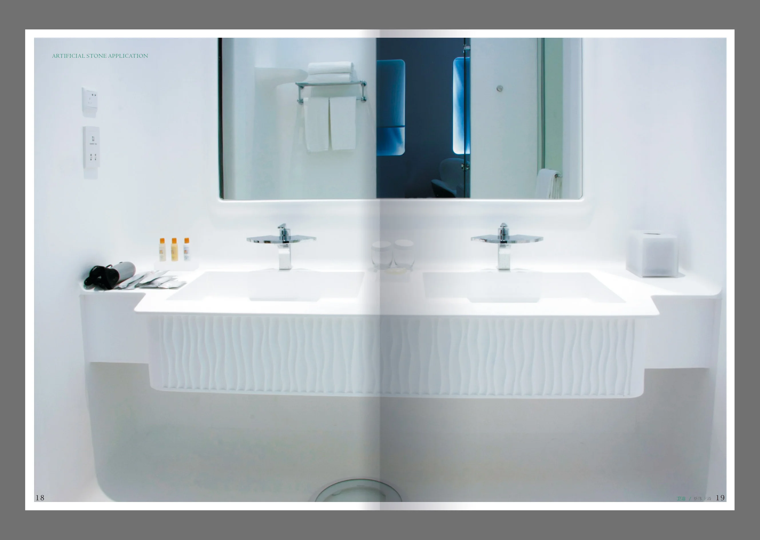 
Corian Glacier White crystal acrylic solid surface sheet 6mm 30mm countertop projects 