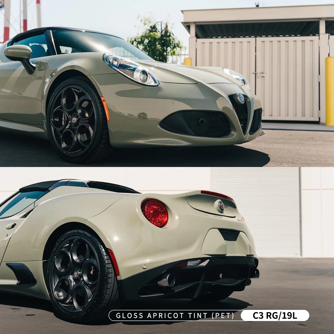 CARBINS Car Vinyl Wrap Pet Glossy 1.52*18 Meter Self Adhesive Car Vinyl Wrap Sticker