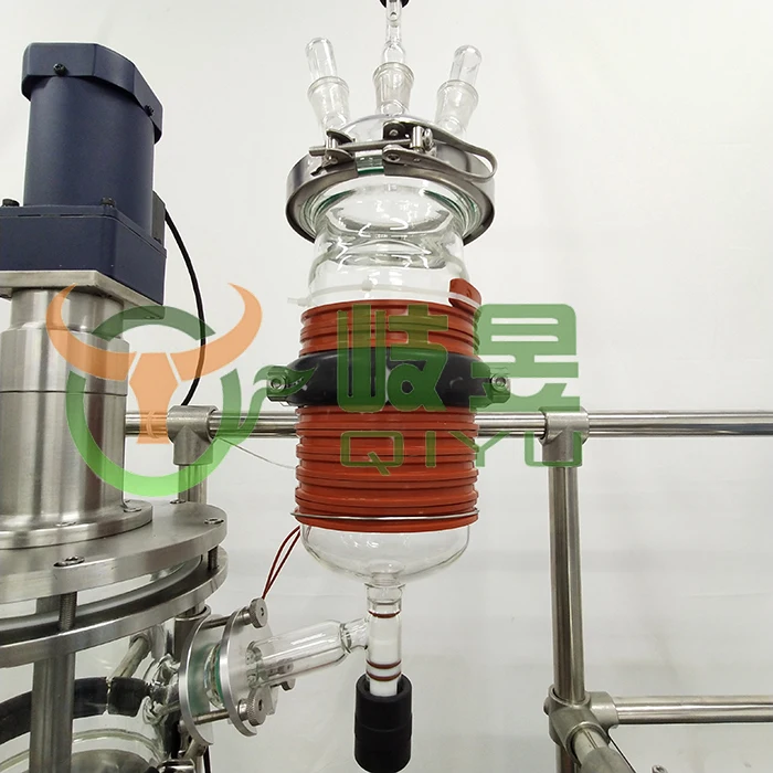 Fast Delivery Training Provided Customized Evaporation Systems High Vacuum Environment Glass Wiped Film Molecular Distillation