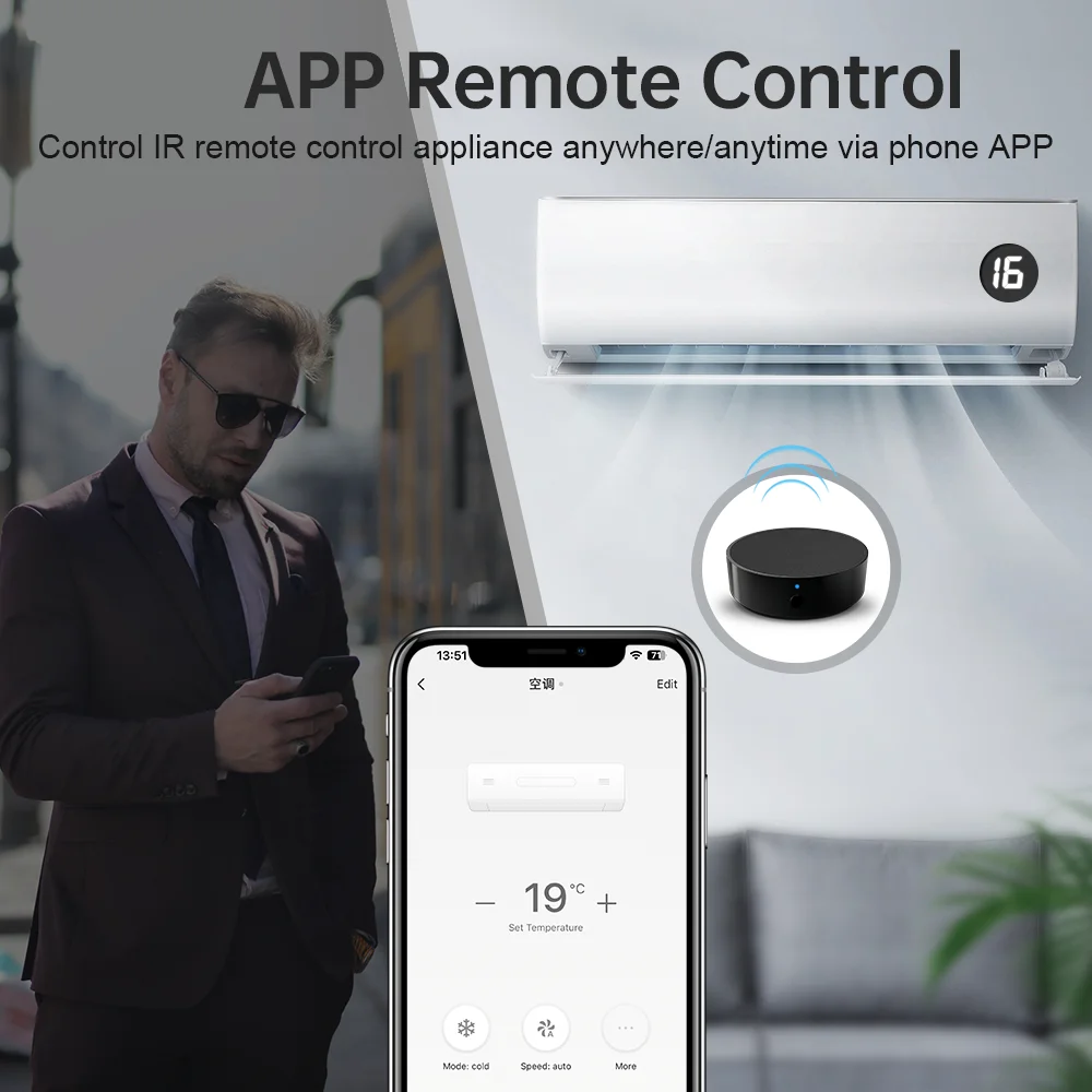 AVATTO RF433 RF315 беспроводной Tuya Wifi IR RF универсальный пульт дистанционного управления для умного дома приложение Голосовое управление